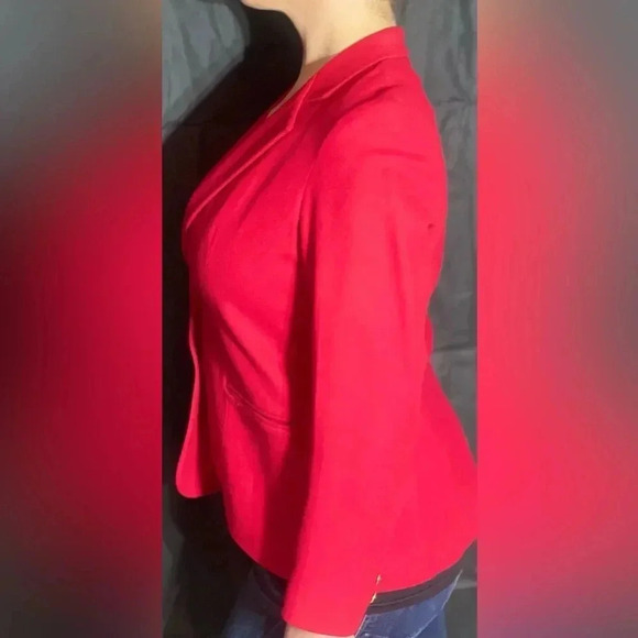 Vintage Wool Stephan Douglas Ltd. Red Double Button Up Career‎ tailored Blazer - Picture 6 of 9